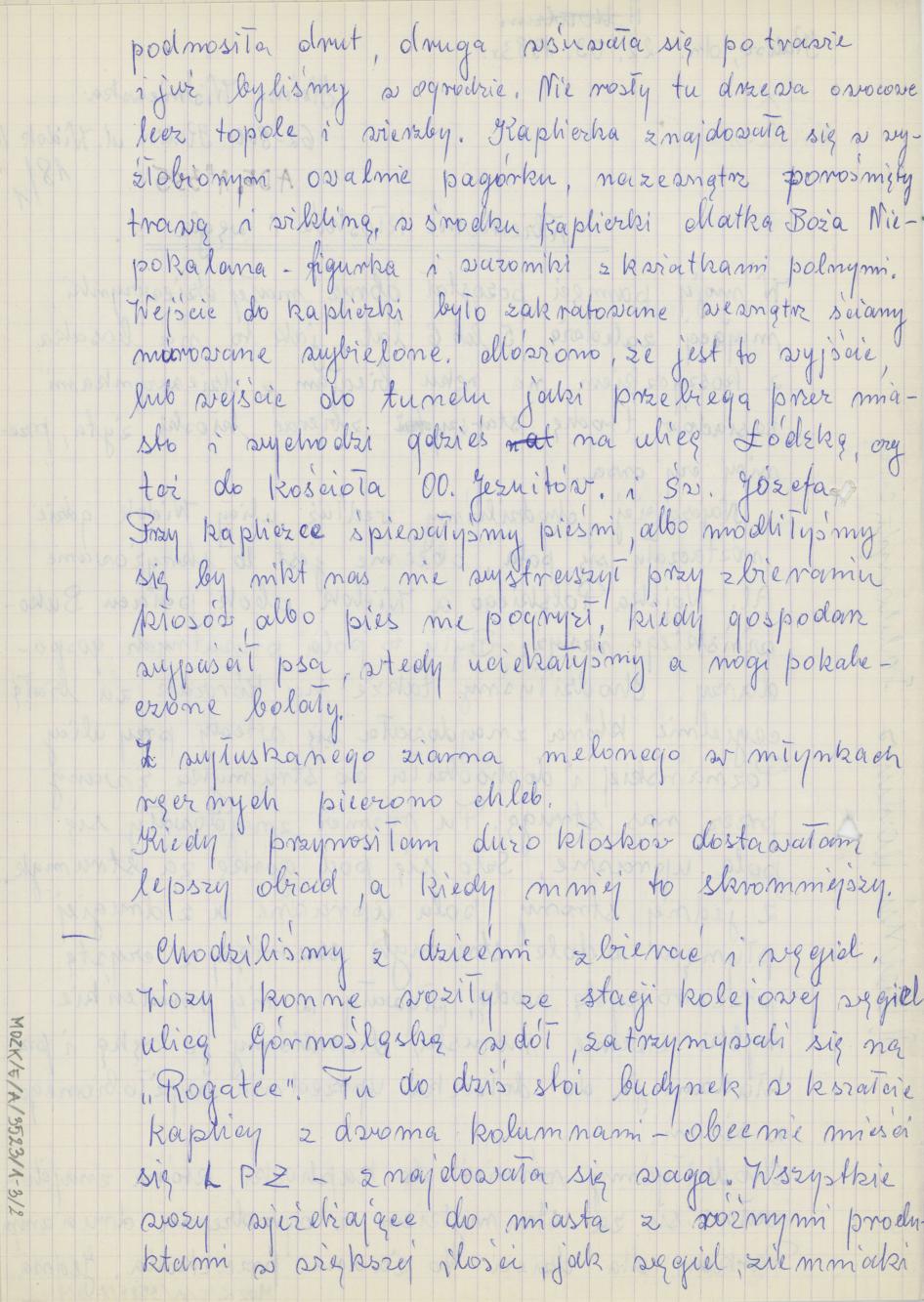 Zbieranie kłosków i węgla