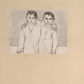 Portret dwóch chłopców