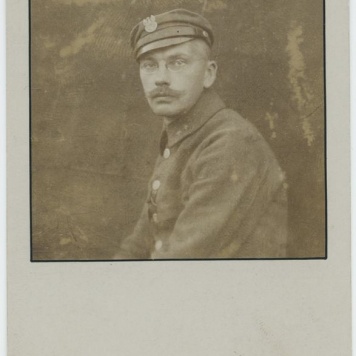 Legionista Julian Kowalik, jeniec obozu jenieckiego w Szczypiornie