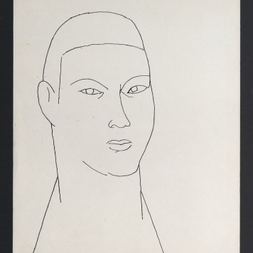 Szkic do portretu mężczyzny