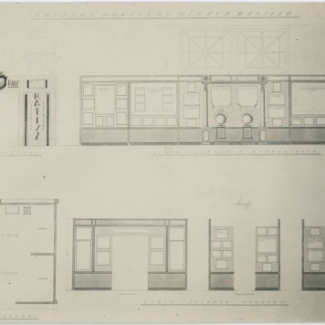 Projekt pawilonu miasta Kalisza na Powszechną Wystawę Krajową w Poznaniu