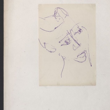 Studium głowy kobiety