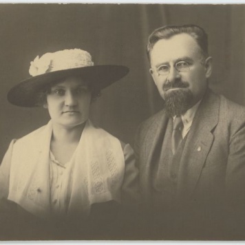 Prezydent Kalisza Jan Michalski z żoną Izabelą