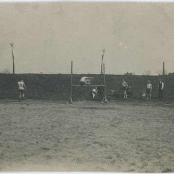 Lekkoatleci na treningu