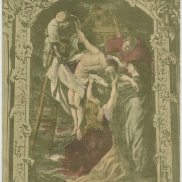 Zdjęcie z krzyża. Obraz Rubensa w Kościele Św. Mikołaja, Kalisz