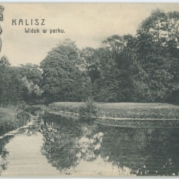 Widok w parku, Kalisz
