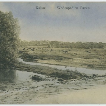 Wodospad w Parku, Kalisz