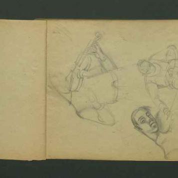 Szkicownik ze Szkoły Sztuk Pięknych w Warszawie, część I