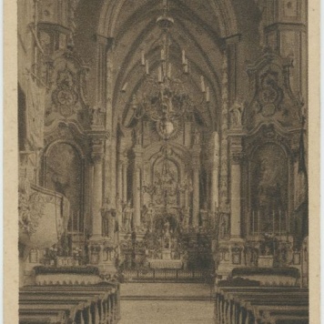 Wnętrze kościoła oo. franciszkanów, Kalisz 