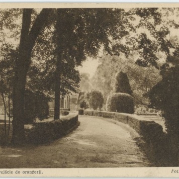 Park wejście do oranżerji, Kalisz 