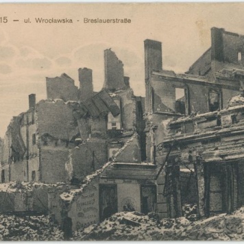 Kalisz 1914/15 - ul. Wrocławska - Breslauerstraße
