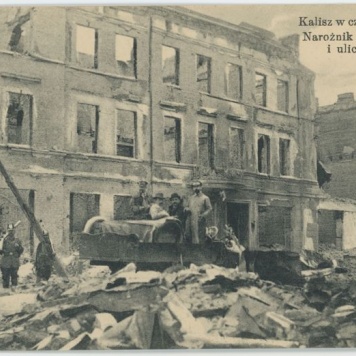 Narożnik Nowego Rynku i ulica Chopina, Kalisz w czasie wojny 1914
