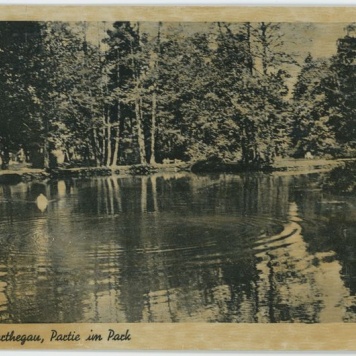 Warthegau, Partie im Park, Kalisz