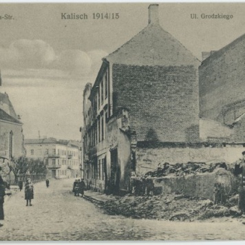 Grotzka - Str, Ulica Grodzkiego, Kalisch 1914/15