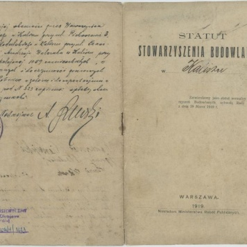 Statut Stowarzyszenia Budowlanego w Kaliszu