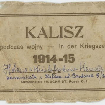 Album "Kalisz podczas wojny - in der Kriegszeit 1914-15"