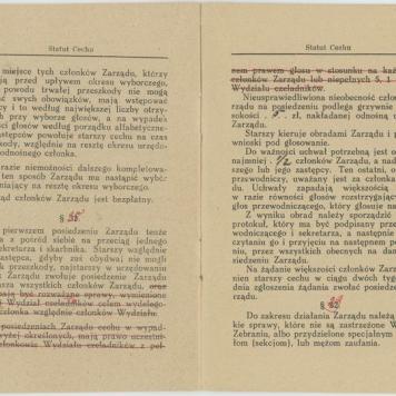 Statut Korporacji Młynarzy w Koźminku