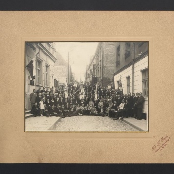 Członkowie Zjednoczenia Pracowników Rzemieślniczych Rzeczypospolitej Polskiej w Kaliszu