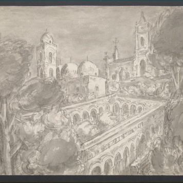 Widok miasta, Włochy