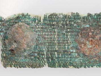 Tkanina z guzami brązowymi