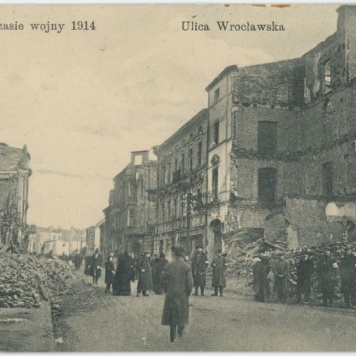 Ulica Wrocławska, Kalisz w czasie wojny 1914