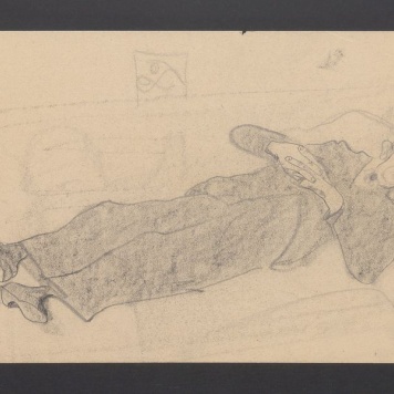 Śpiący mężczyzna