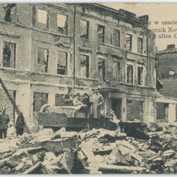 Narożnik Nowego Rynku i ulica Chopina, Kalisz w czasie wojny 1914