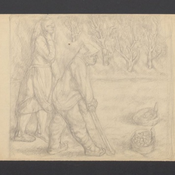 Prace w polu; Kobieta