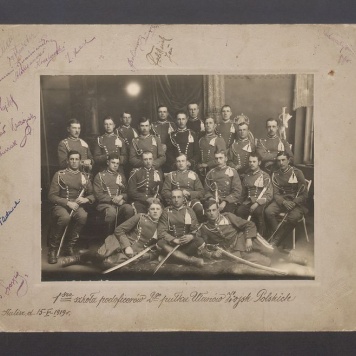1-sza szkoła podoficerów 2-go pułku Ułanów Wojsk Polskich, Kalisz, d. 15-V-1919r.