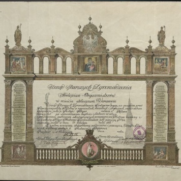 Dylom Cechowy Zgromadzenia Fortepian - Organmistrzów 