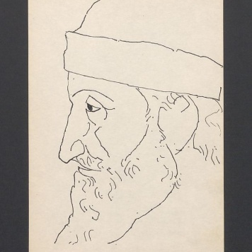 Głowa brodatego mężczyzny