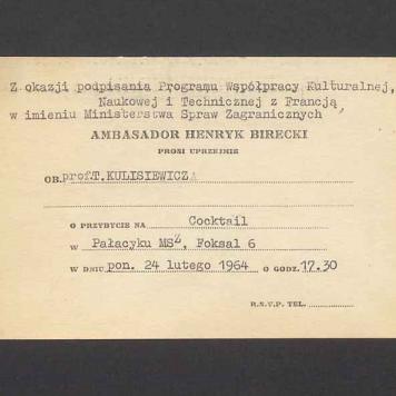 Zaproszenie na Cocktail