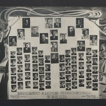 Absolwenci Liceum Pedagogicznego w Kaliszu rocznik 1952-1956 