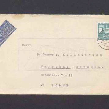 Koprerta, adr. Herrn Tadeusz Kulisiewicz