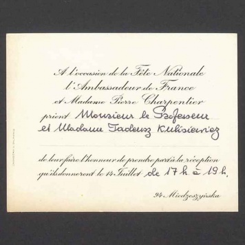 L'Ambassadeur de France et Madame Pierre Charpentier