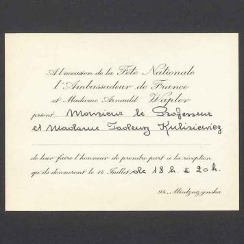 L'Ambassadeur de France et Madame Arnauld Wapler [...]
