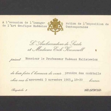 L'Ambassadeur de Suede et Madame Erik Kronvall