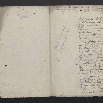 Prośba o przyjęcie w grono majstrów Cechu Bednarskiego w Stawiszynie