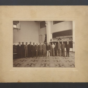 Pracownicy elektrowni w Piwonicach 