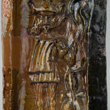 Kafel z postacią króla