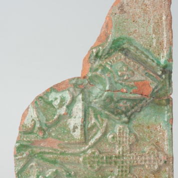 Kafel z herbem arcybiskupa Jana Gruszczyńskiego