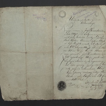 Kwalifikacja ucznia na czeladnika Cechu Bednarzy w Stawiszynie