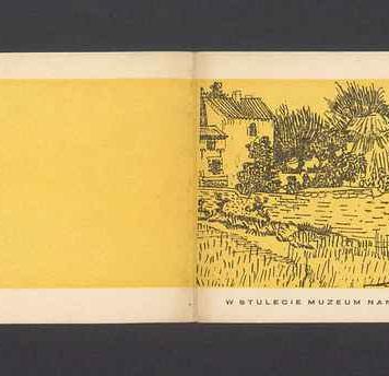 Zaproszenie na otwarcie wystawy dzieł Vincenta van Gogha