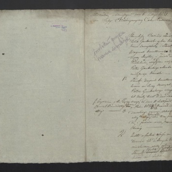 Protokół przyjęcia ucznia do praktyki w Cechu Bednarskim w Stawiszynie