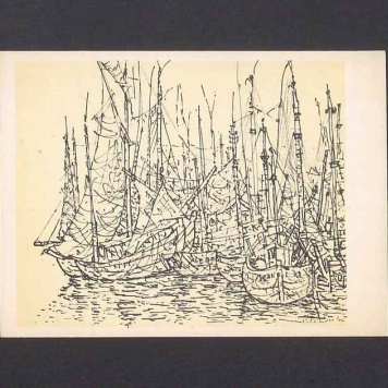 Tadeusz Kulisiewicz. Łodzie rybackie