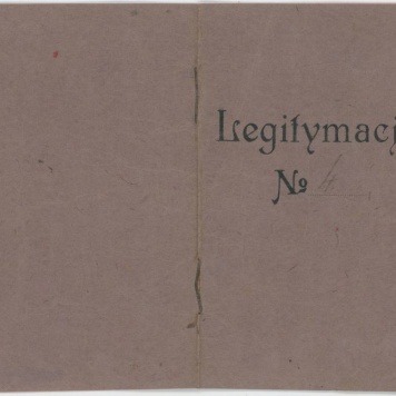 Legitymacja, Karta identyczności wystawiona przez Dowództwo 29 Pułku Strzelców Kaniowskich dla Kazimierza Głębowskiego