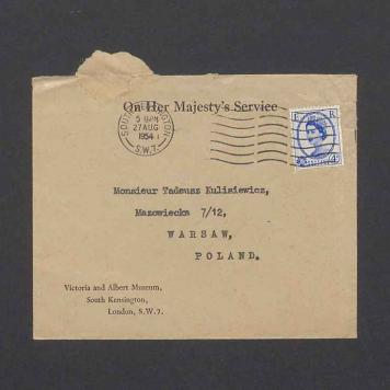 Koperta, nad. Victoria and Albert Museum