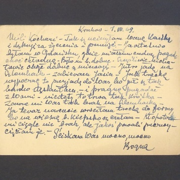 Mili Kochani - tak się ucieszyłam Waszą kartką [...]