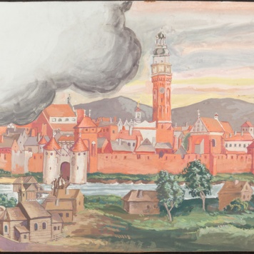 Panorama średniowiecznego Kalisza