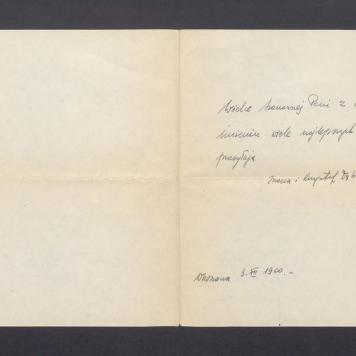 Wielce Szanownej Pani z okazji imienin [...]